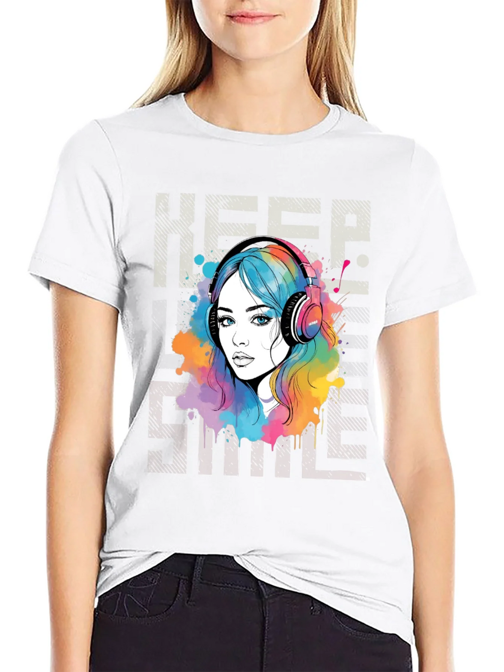 Colorful Music Lover T-Shirt product image 8