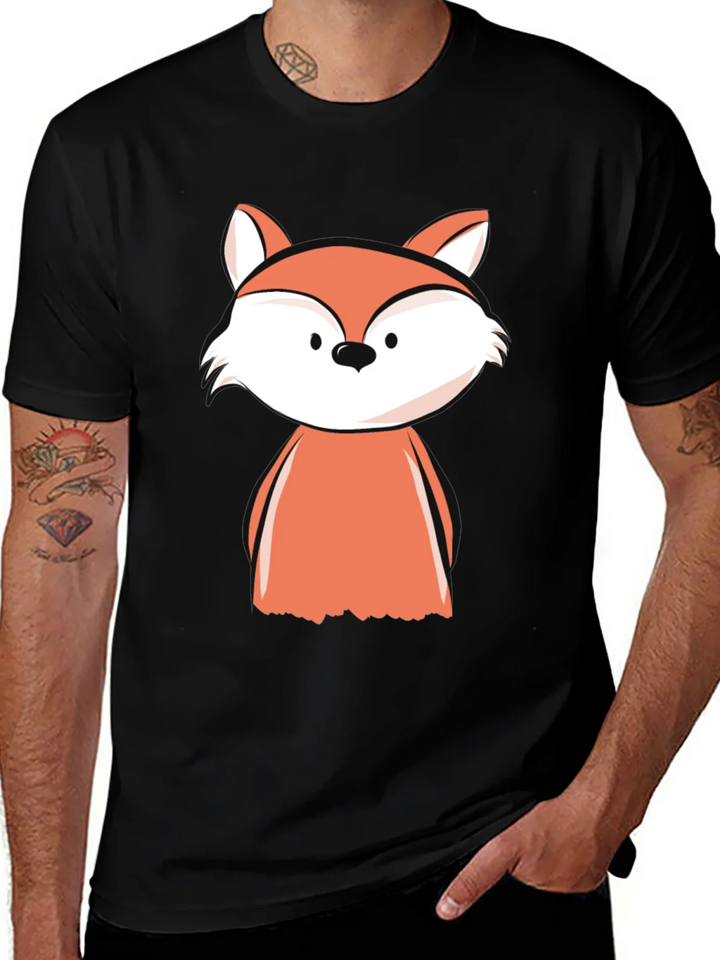 Fox Graphic Tee - Mens Black T-Shirt product image 1