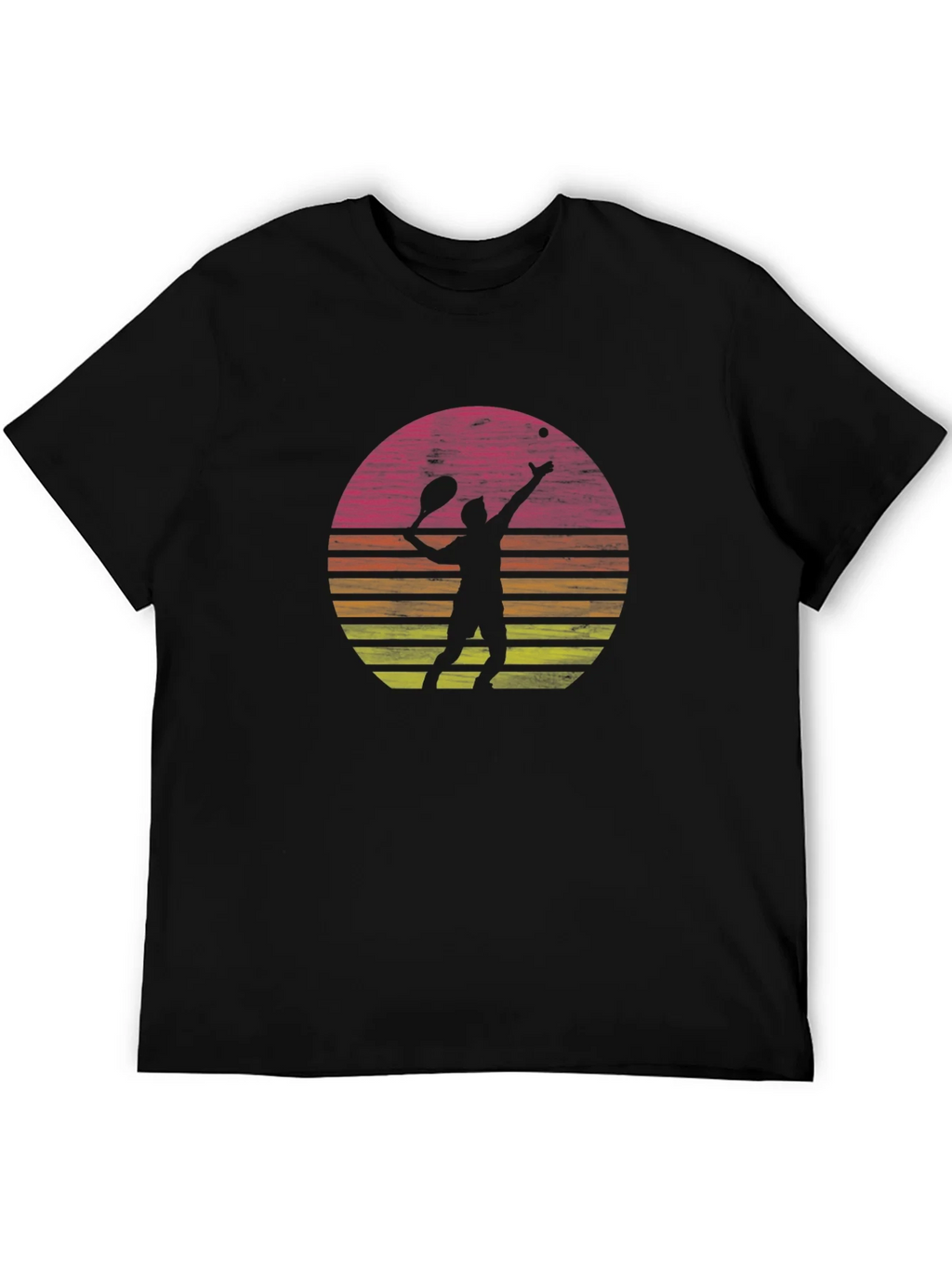 Tennis Player Sunset Graphic T-Shirt - Casual Comfort product image 8