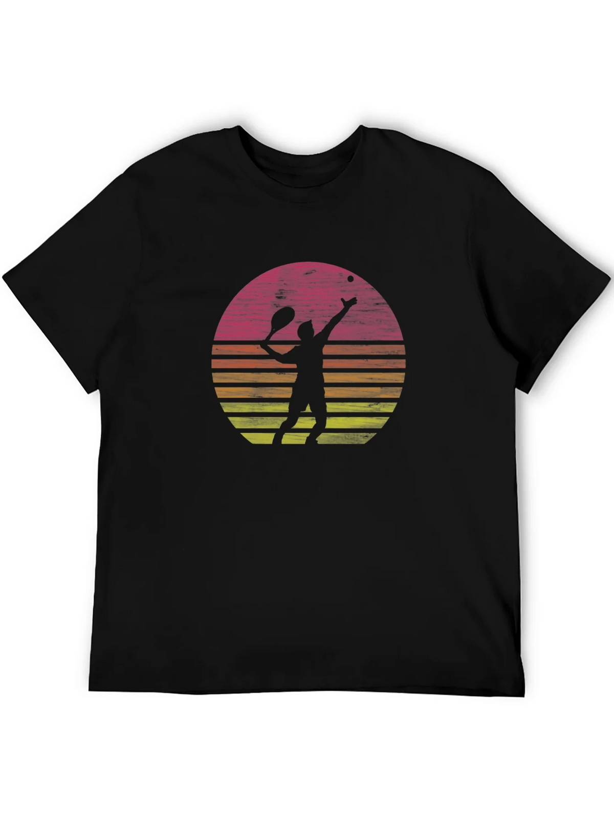 Tennis Player Sunset Graphic T-Shirt - Casual Comfort product image 8