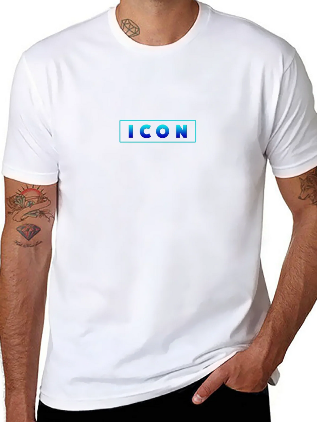 Black ICON Graphic Print T-Shirt product image 10