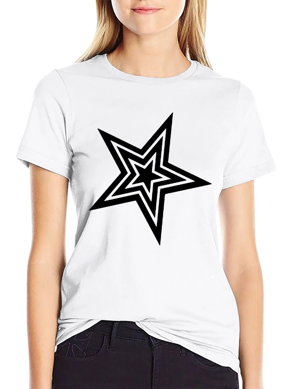 Black Star Graphic Tee - Mens Casual Shirt product image 11