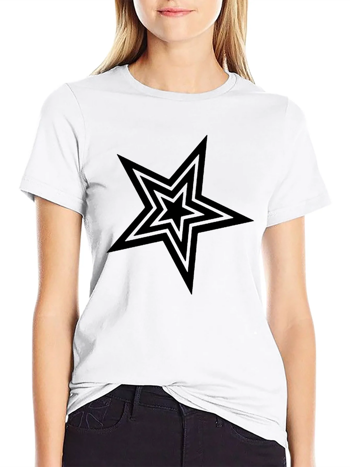 Black Star Graphic Tee - Mens Casual Shirt product image 11