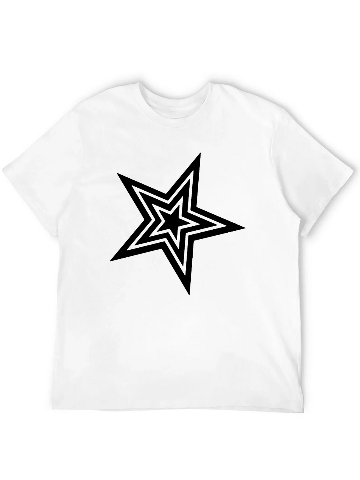 Black Star Graphic Tee - Mens Casual Shirt product image 3