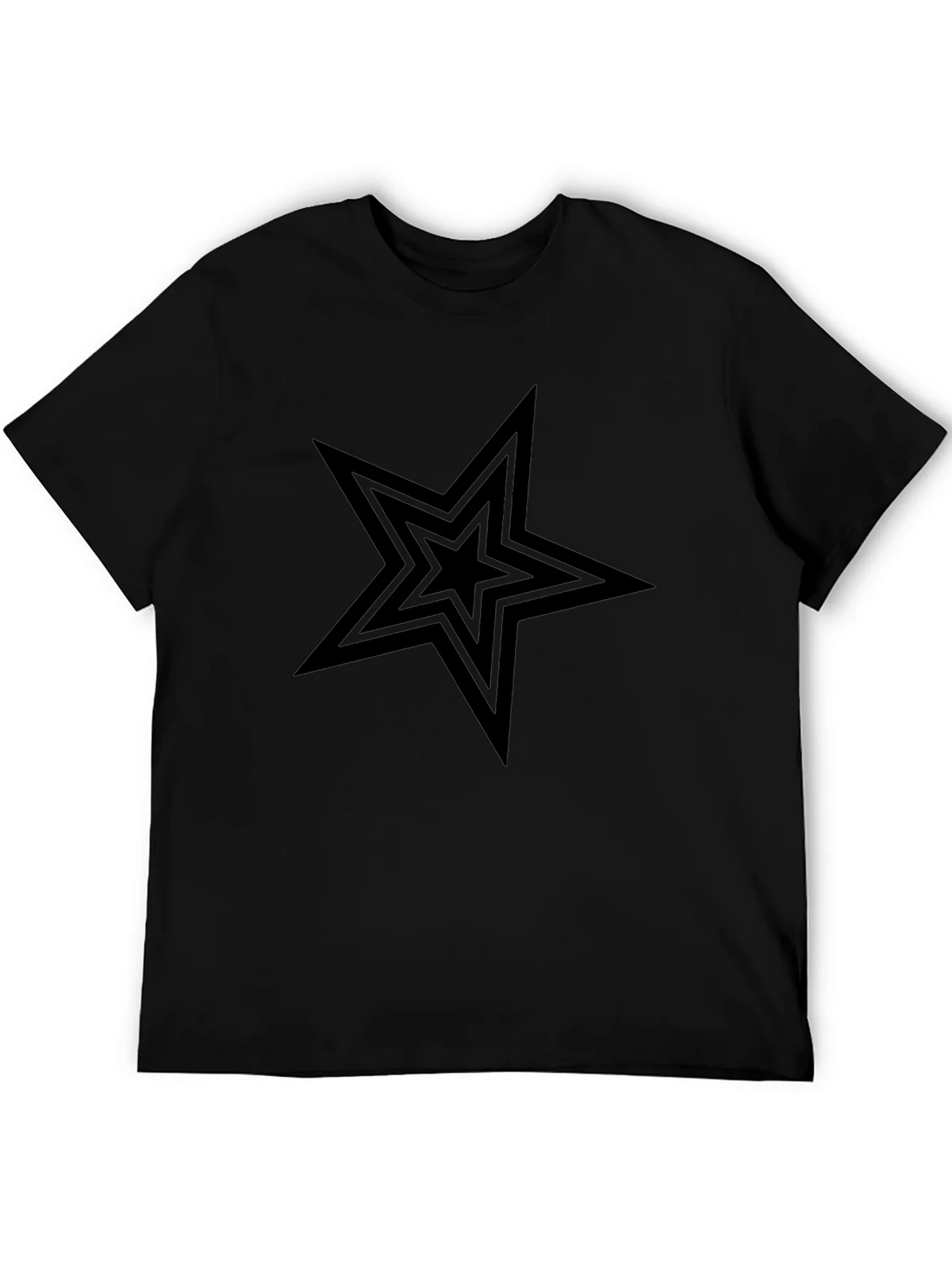 Black Star Graphic Tee - Mens Casual Shirt product image 8