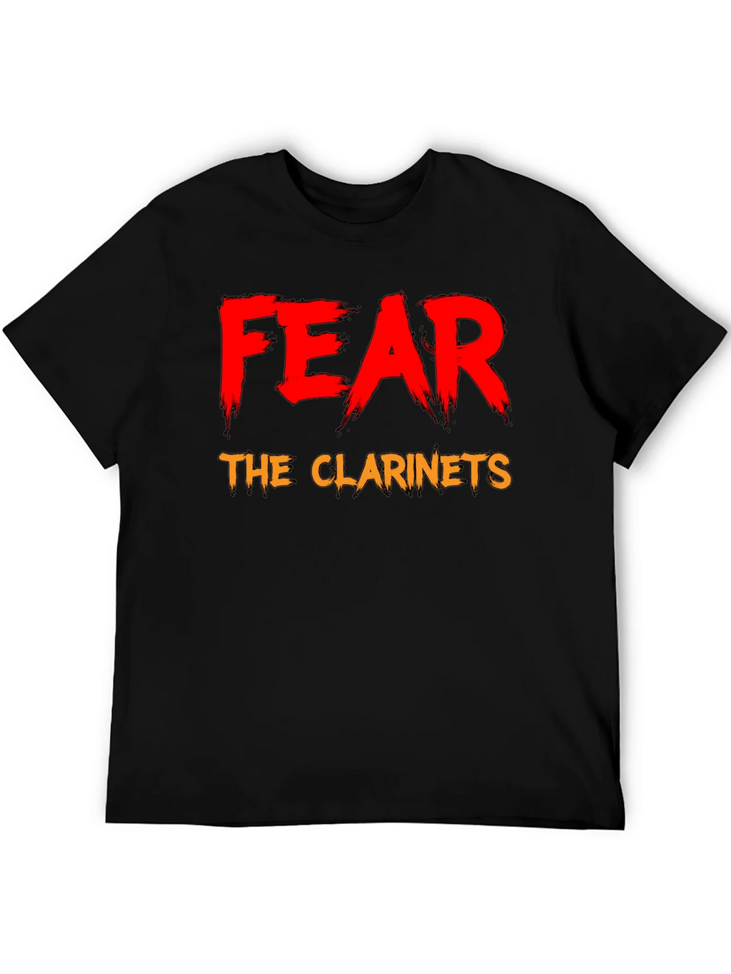 Fear The Clarinets Black T-Shirt Funny Band Tee product image 8