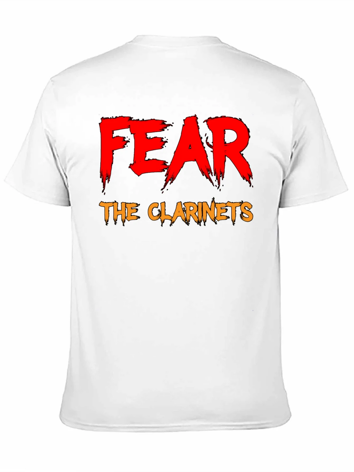 Fear The Clarinets Black T-Shirt Funny Band Tee product image 2