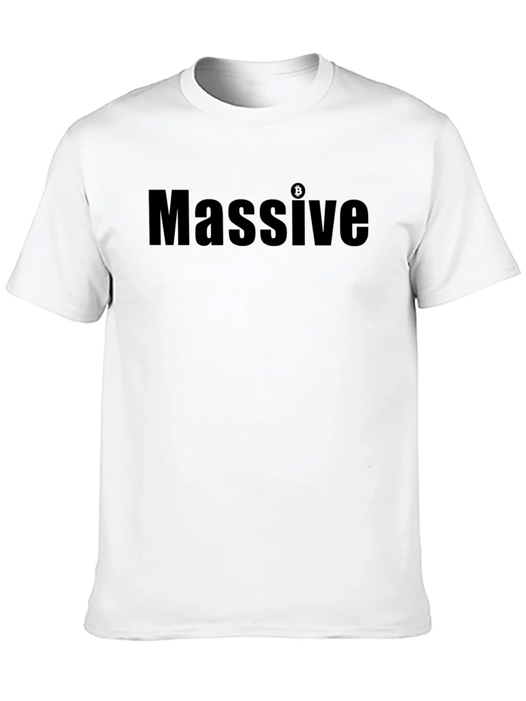 Massive Bitcoin Graphic Tee - Black Casual T-Shirt product image 12