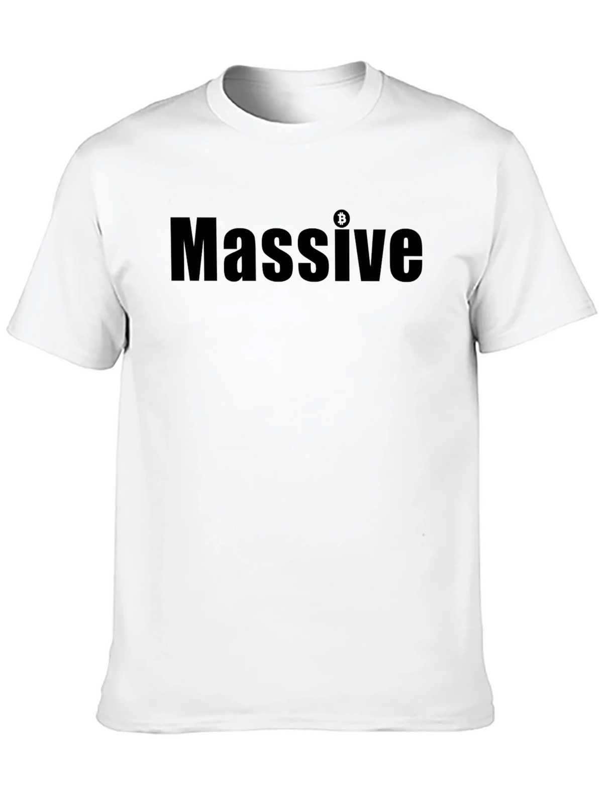 Massive Bitcoin Graphic Tee - Black Casual T-Shirt product image 12
