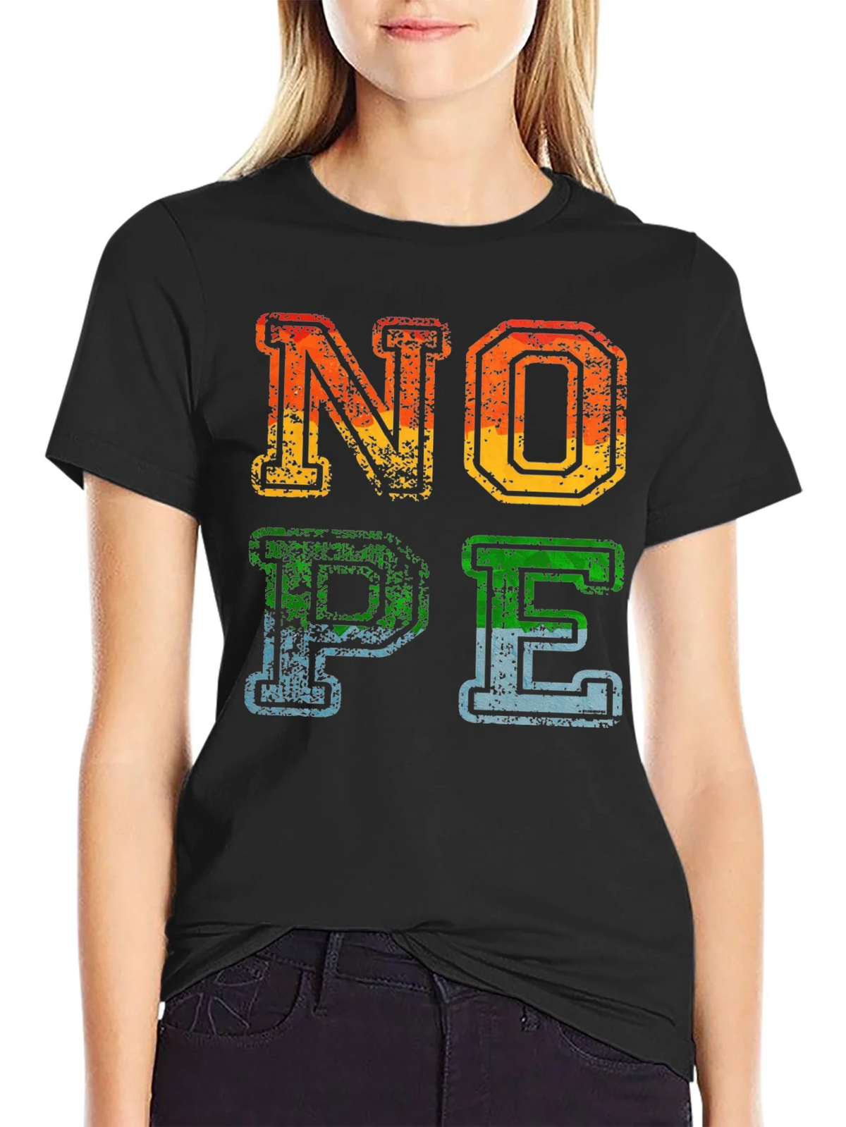 Retro NOPE Graphic T-Shirt product image 5