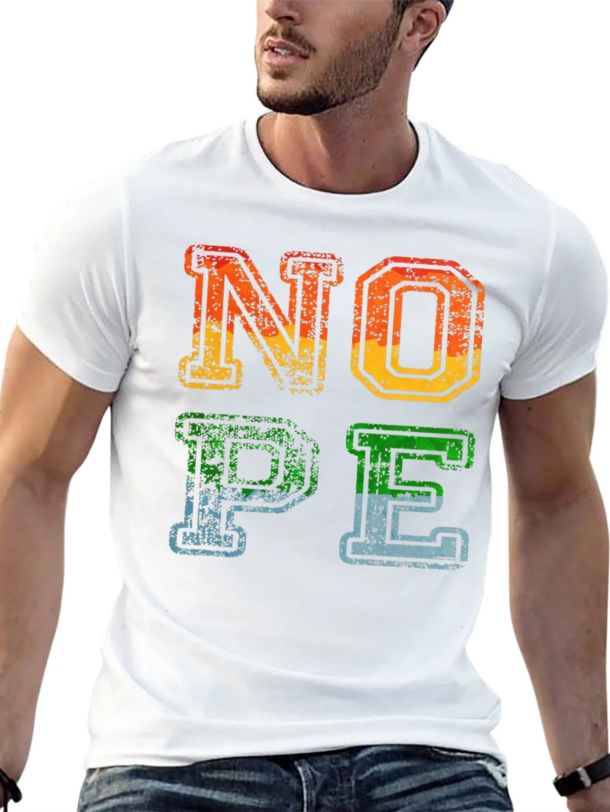Retro NOPE Graphic T-Shirt product image 4