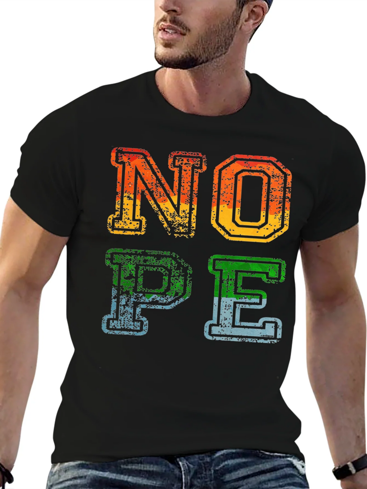 Retro NOPE Graphic T-Shirt product image 9