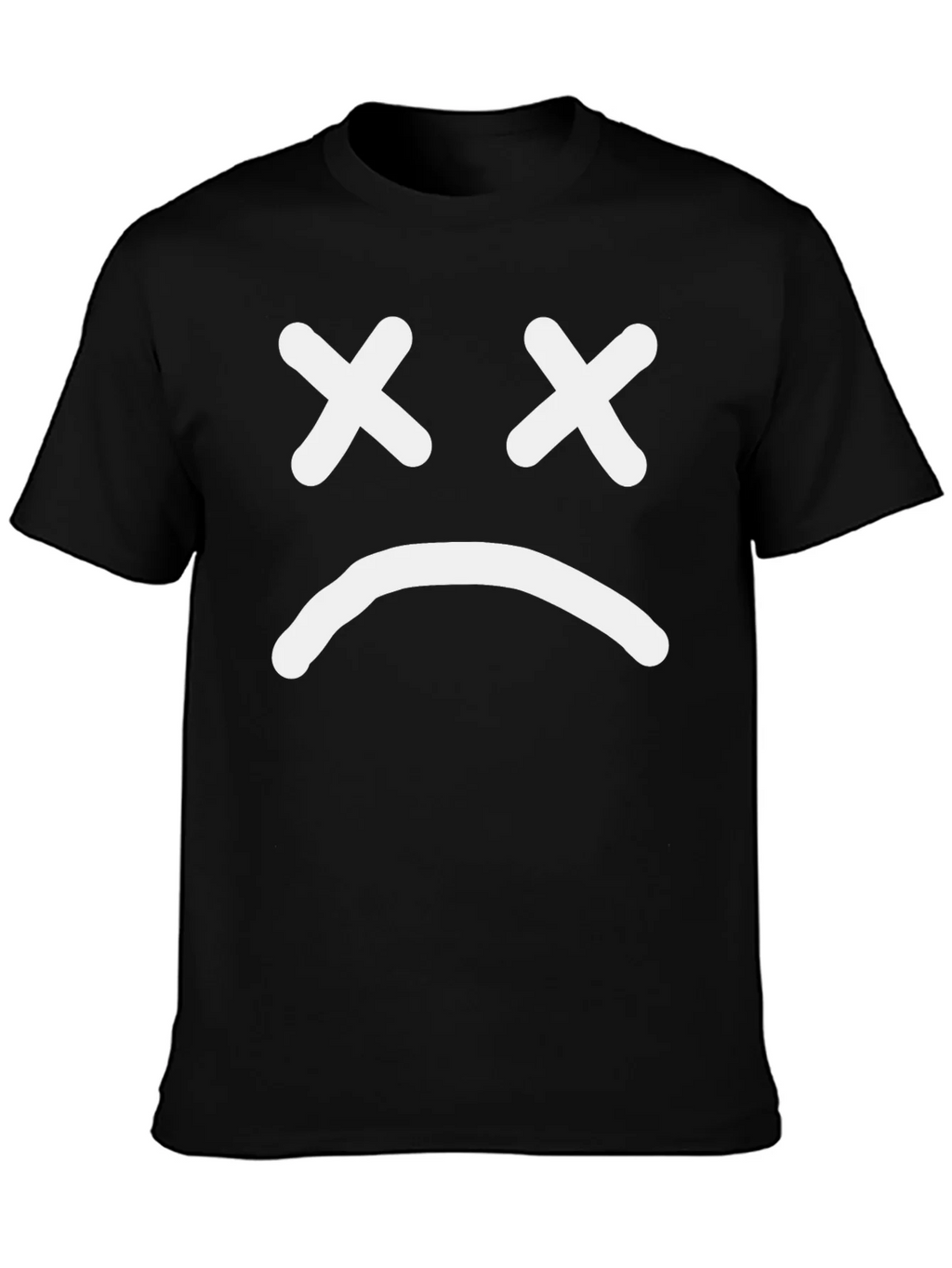 Sad Face Graphic T-Shirt - Unisex Cotton Tee product image 6