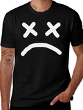 Sad Face Graphic T-Shirt - Unisex Cotton Tee product image 1