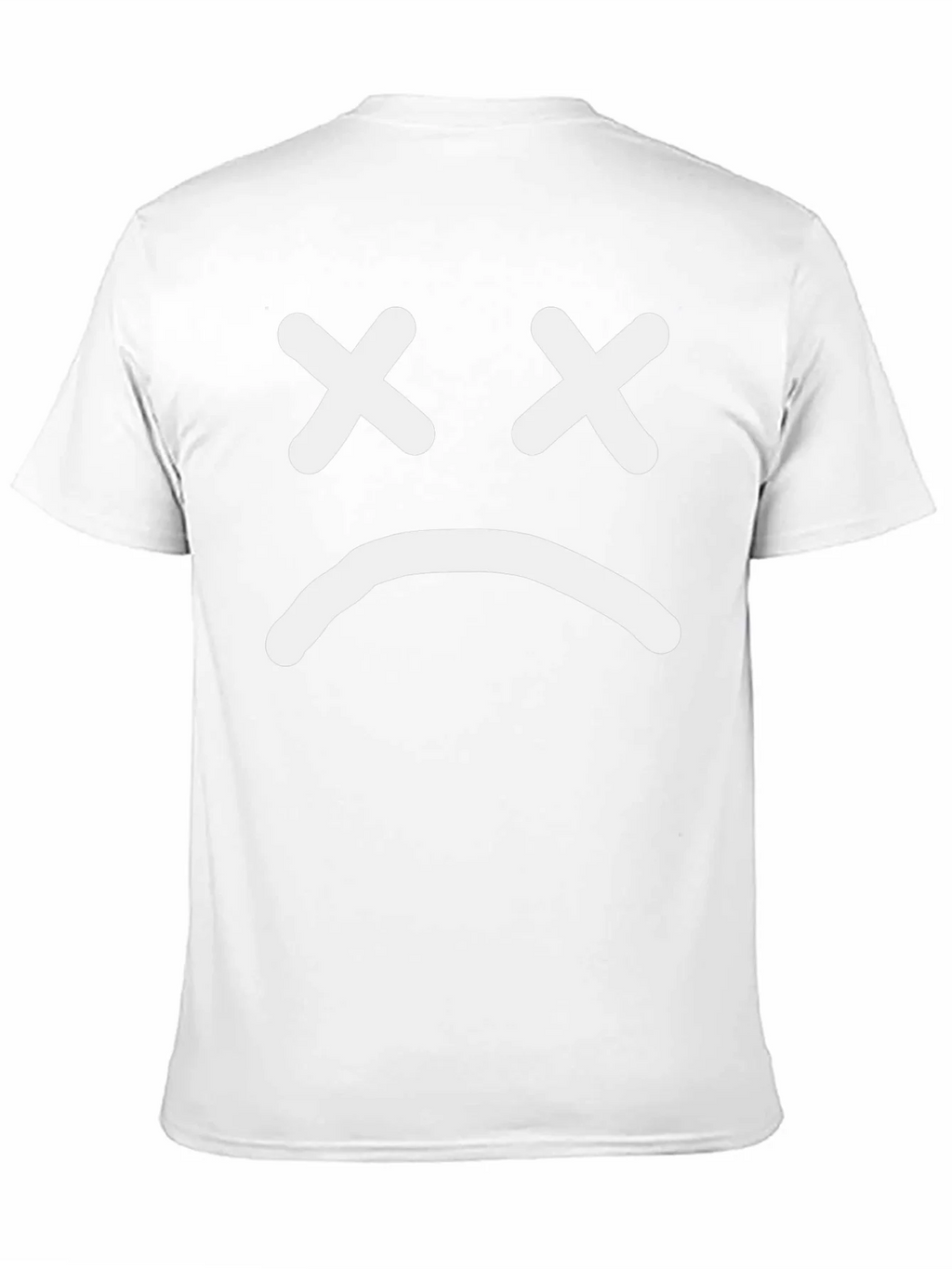 Sad Face Graphic T-Shirt - Unisex Cotton Tee product image 2
