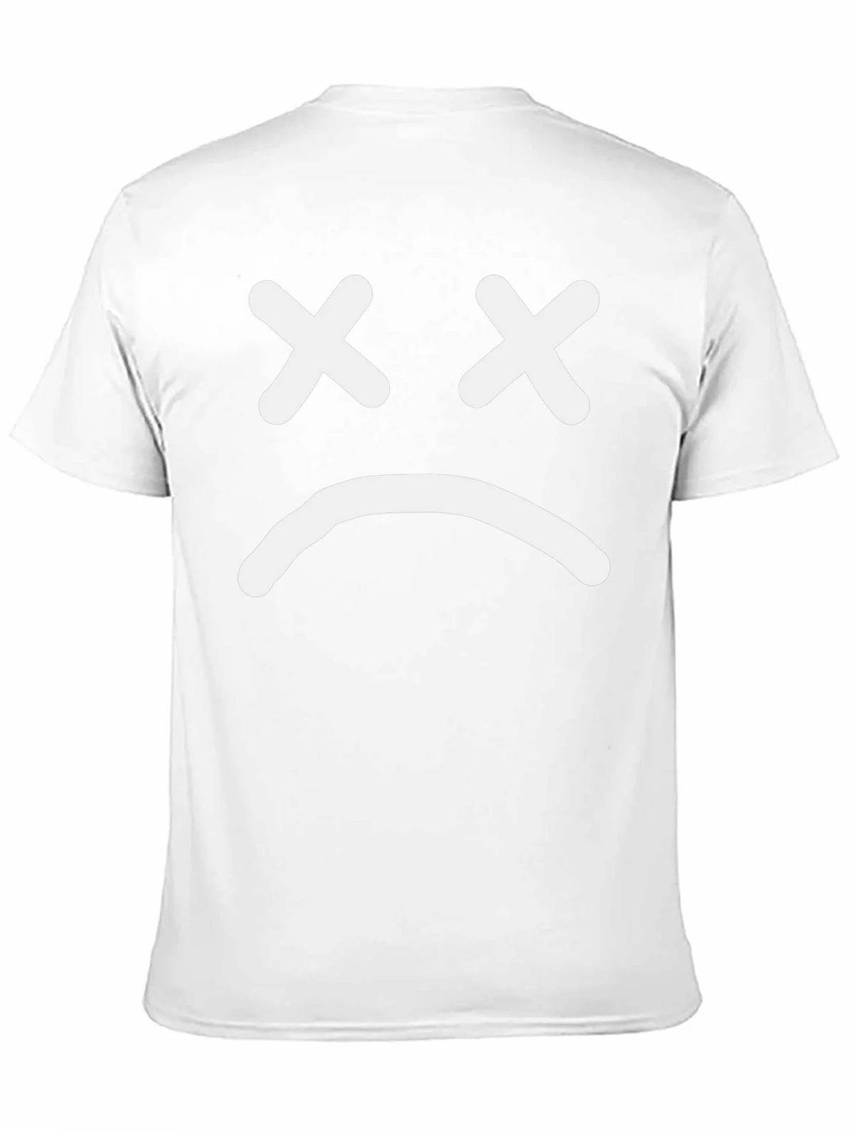 Sad Face Graphic T-Shirt - Unisex Cotton Tee product image 2