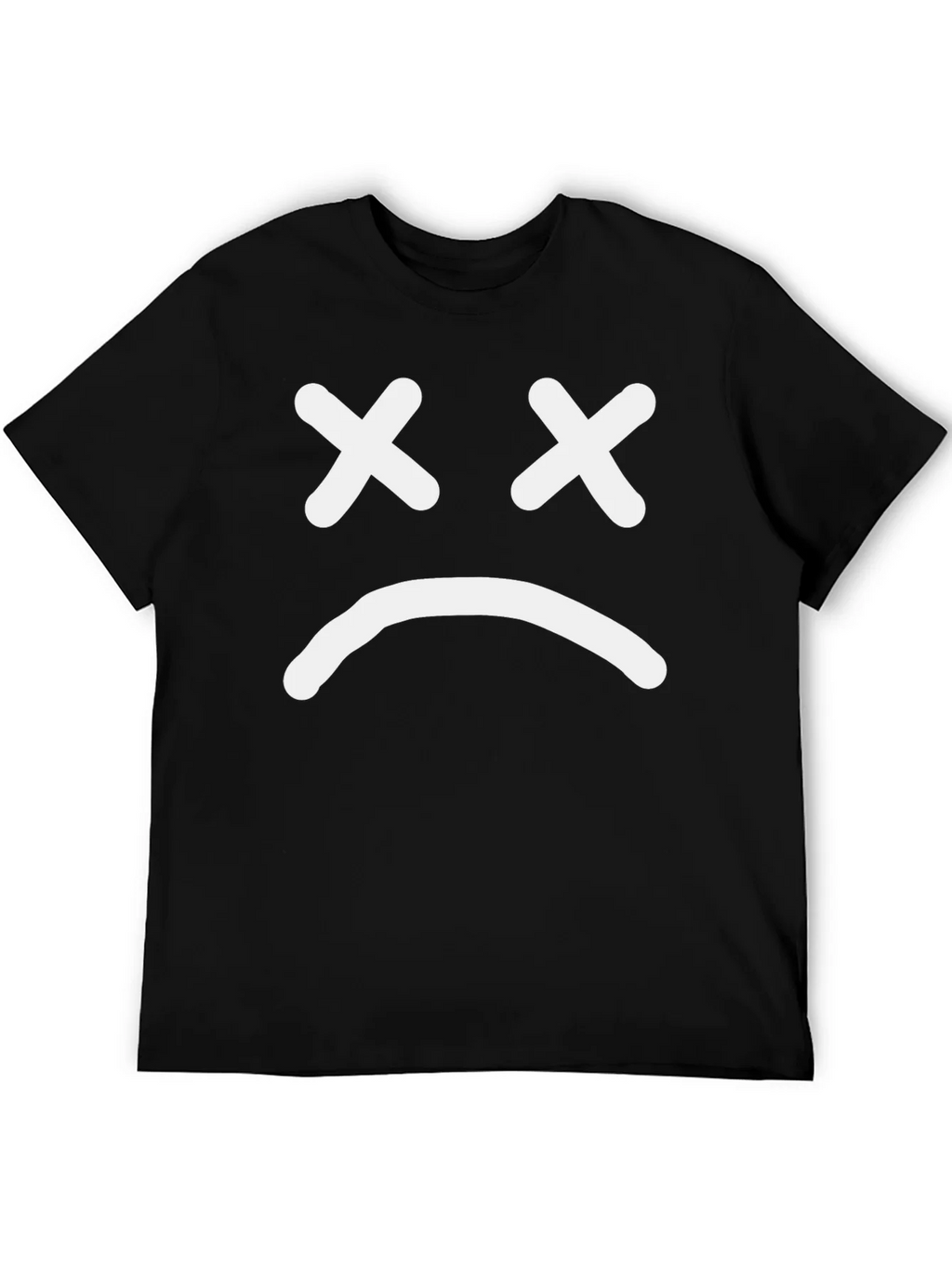 Sad Face Graphic T-Shirt - Unisex Cotton Tee product image 8