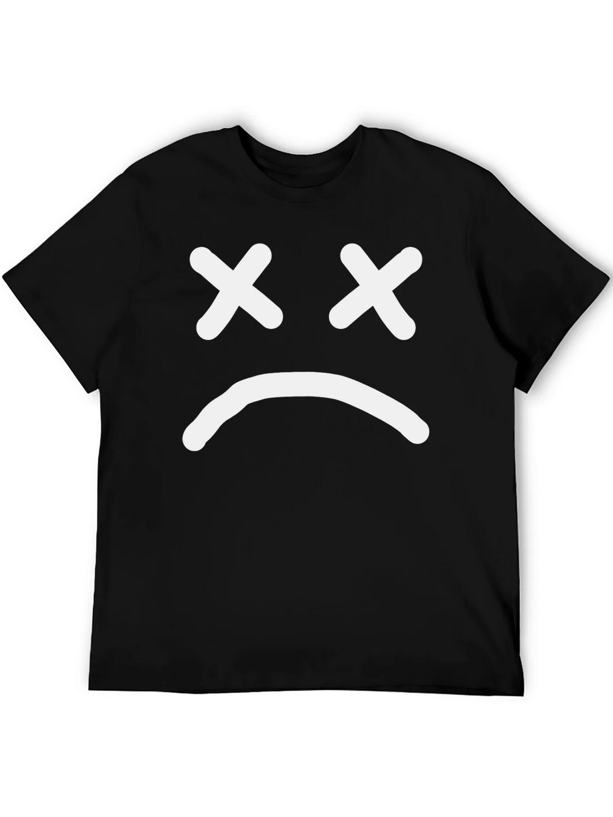 Sad Face Graphic T-Shirt - Unisex Cotton Tee product image 8