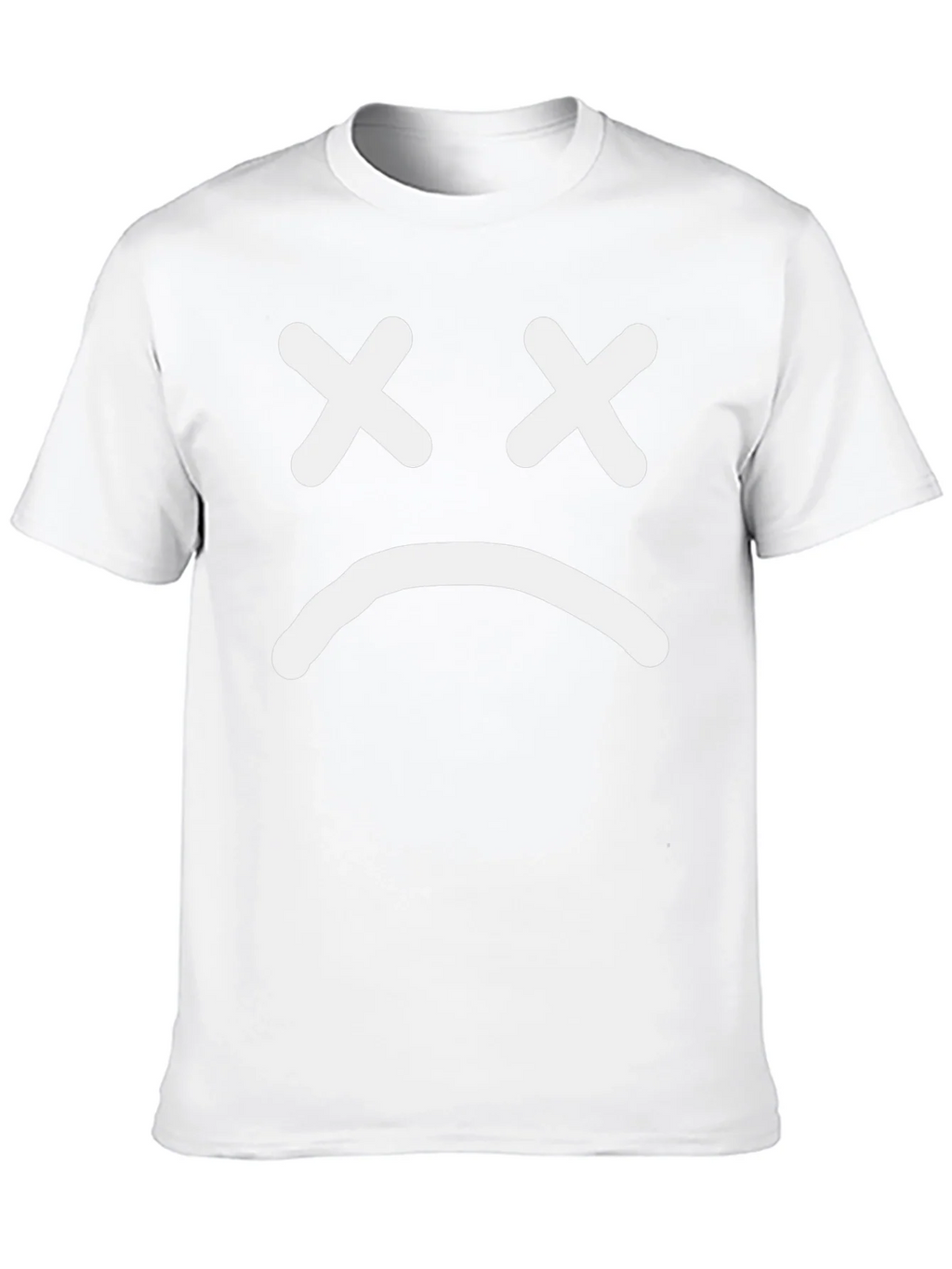 Sad Face Graphic T-Shirt - Unisex Cotton Tee product image 12
