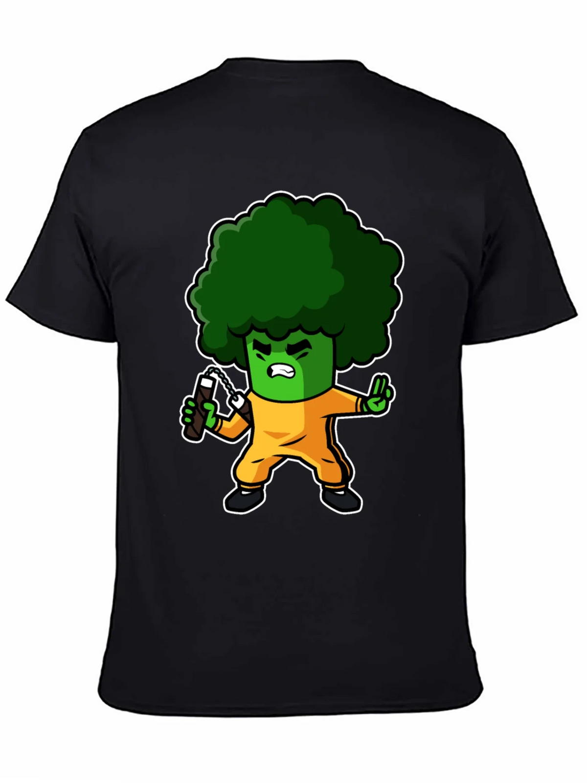 Broccoli Ninja T-Shirt: Funny Cartoon Graphic Tee product image 7