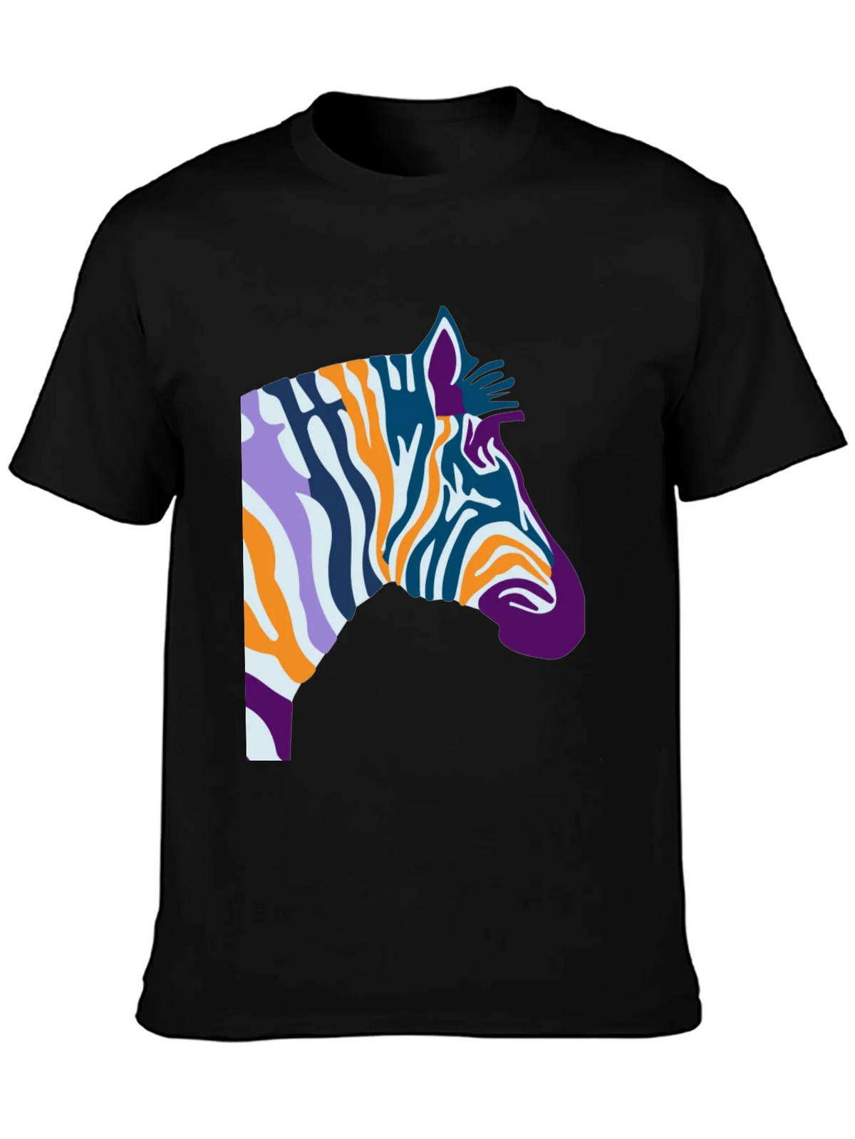 Abstract Zebra Graphic Tee - Cool Casual Style product image 6