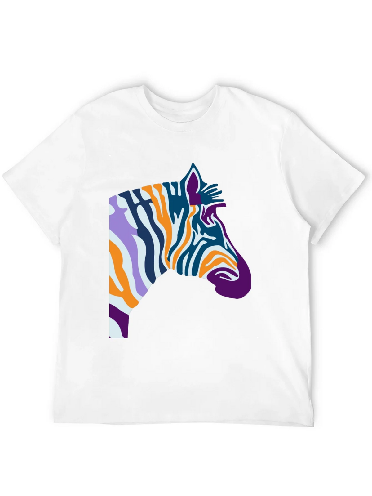Abstract Zebra Graphic Tee - Cool Casual Style product image 3