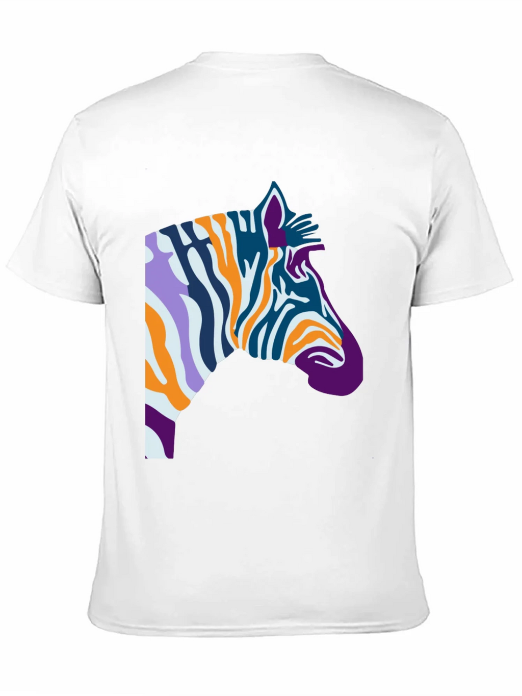 Abstract Zebra Graphic Tee - Cool Casual Style product image 2