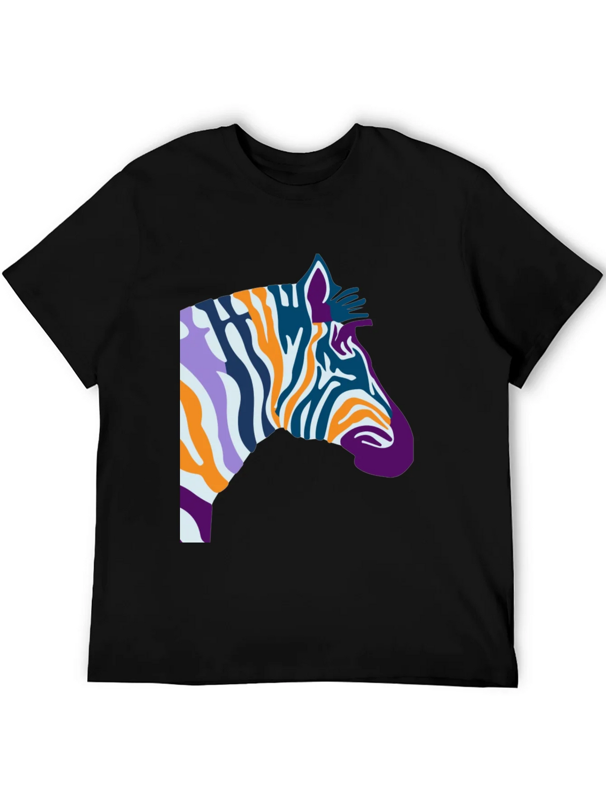 Abstract Zebra Graphic Tee - Cool Casual Style product image 8
