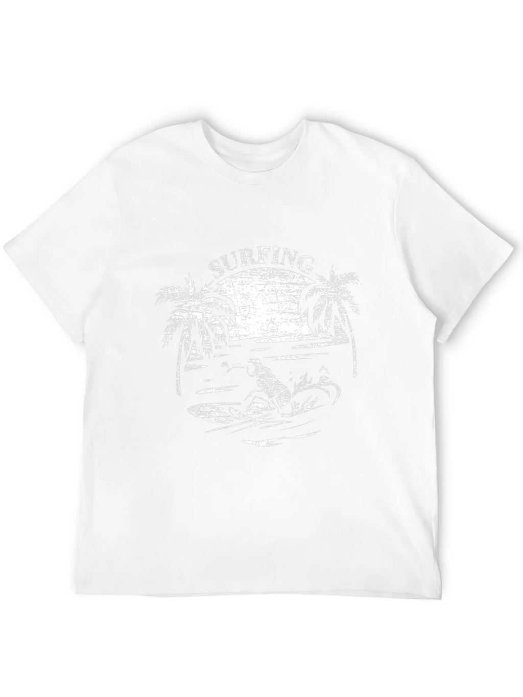 Surfing Graphic T-Shirt - Black Cotton Tee product image 3