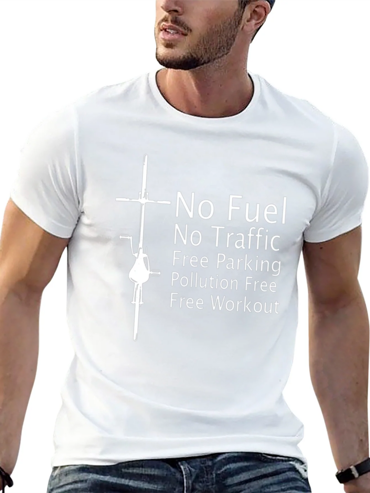 No Fuel No Traffic Graphic Tee product image 4