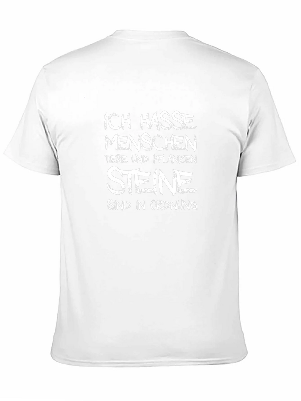 Ich Hasse Menschen T-Shirt Funny Sarcastic Tee product image 2