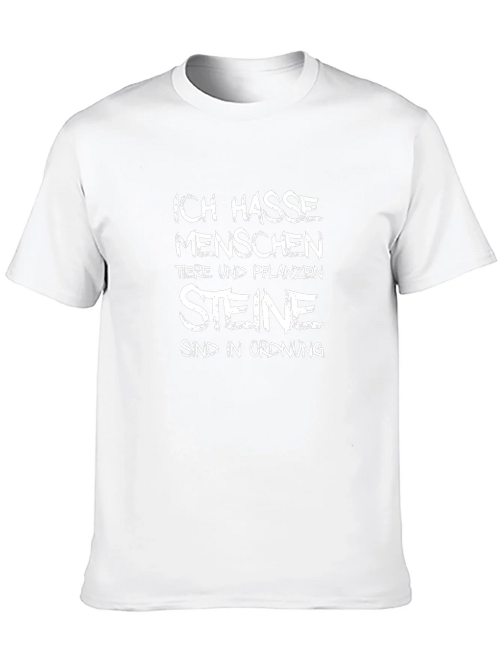 Ich Hasse Menschen T-Shirt Funny Sarcastic Tee product image 12
