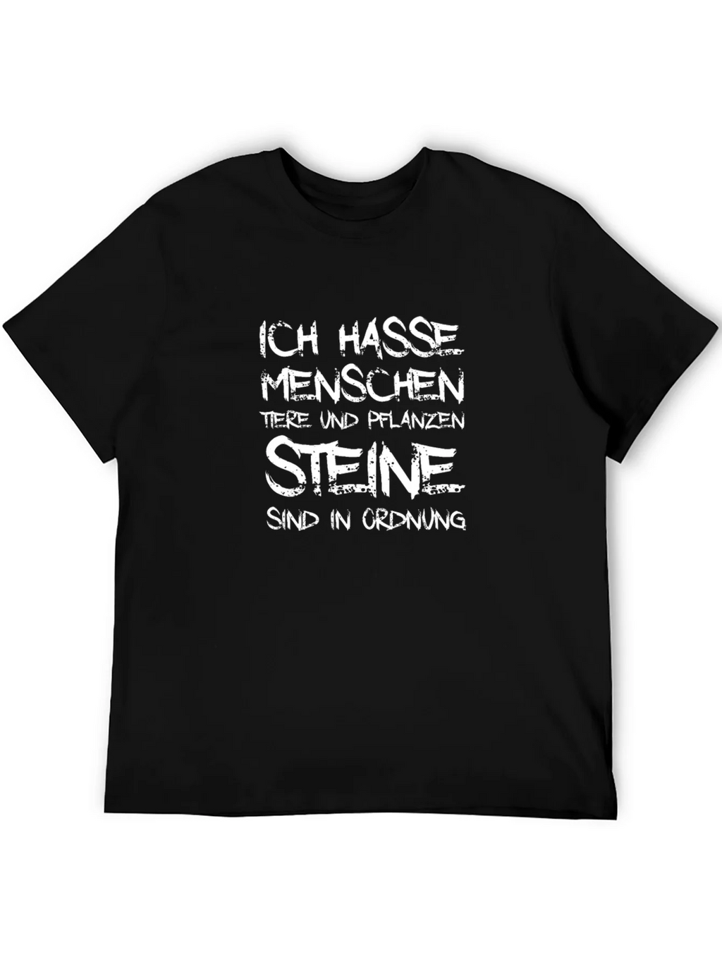 Ich Hasse Menschen T-Shirt Funny Sarcastic Tee product image 8