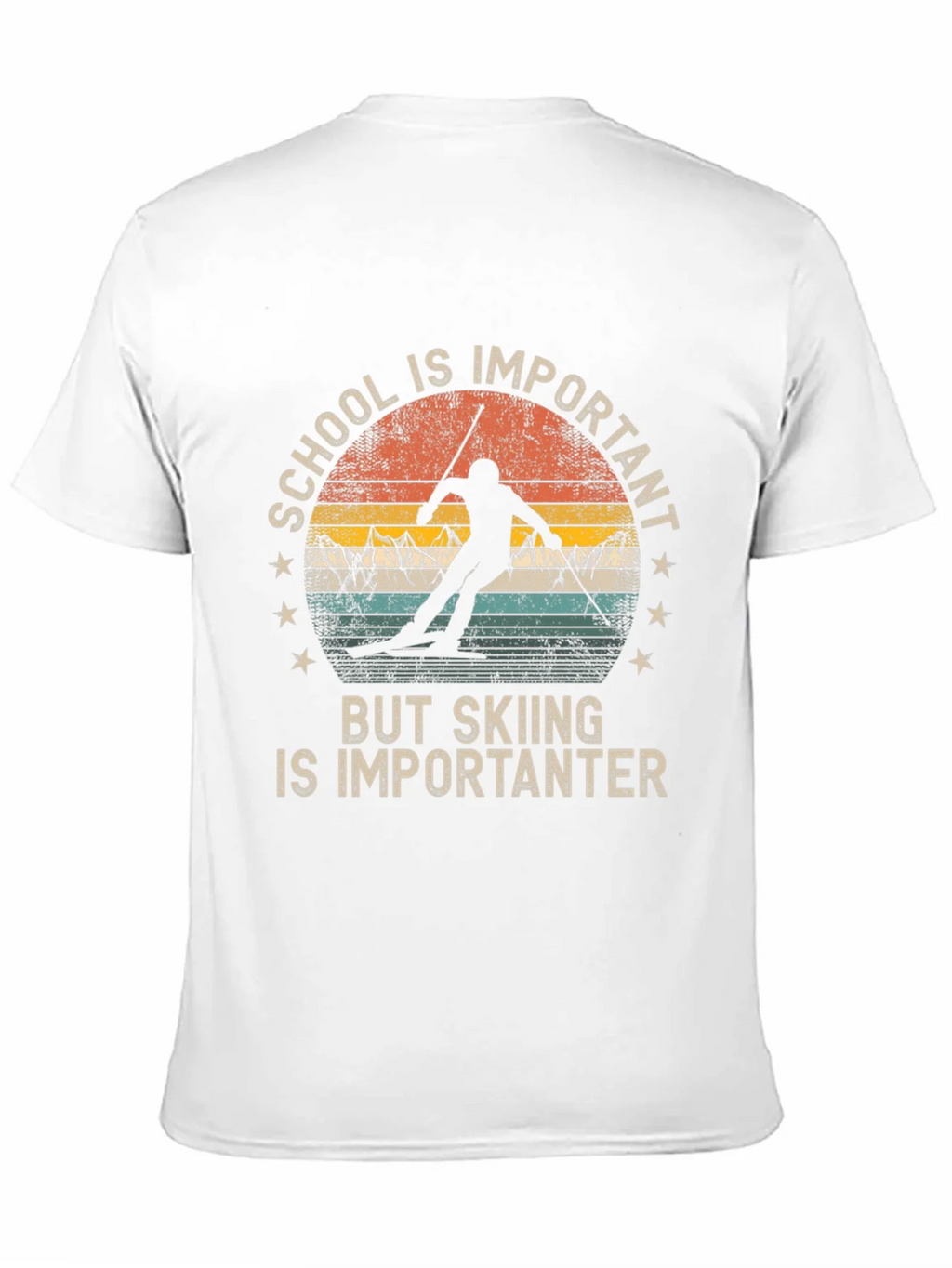 Skiing is Importanter T-Shirt product image 2