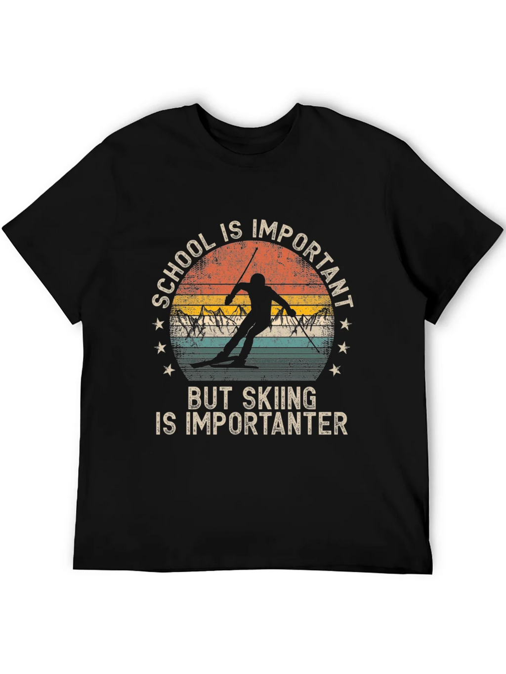 Skiing is Importanter T-Shirt product image 8