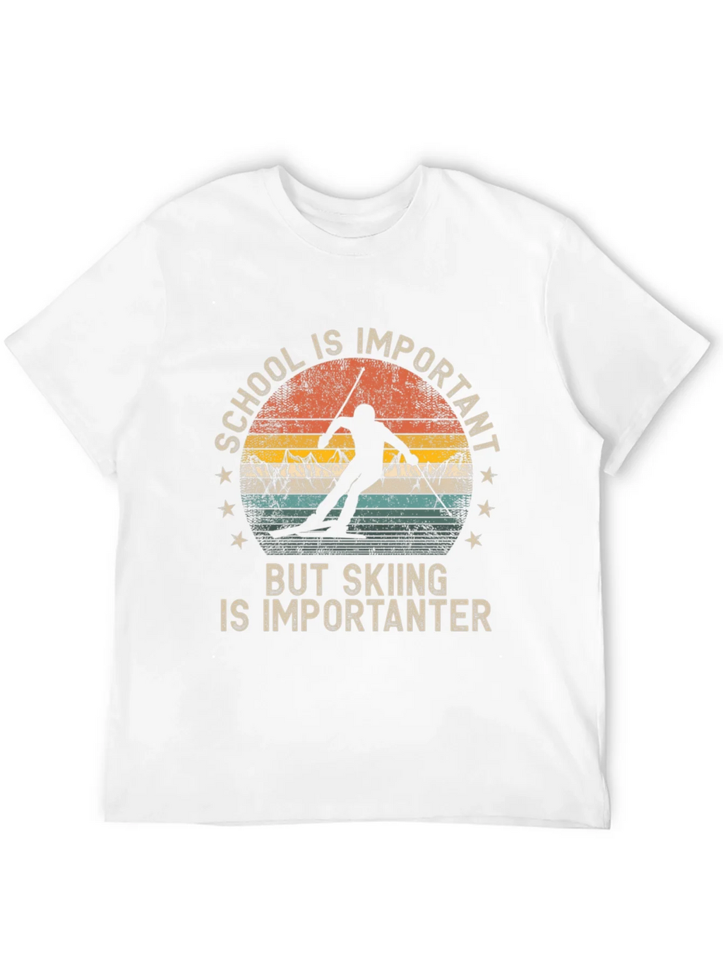 Skiing is Importanter T-Shirt product image 3