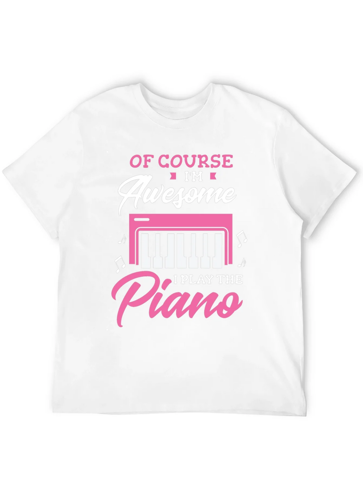 Awesome I Play the Piano T-Shirt product image 3