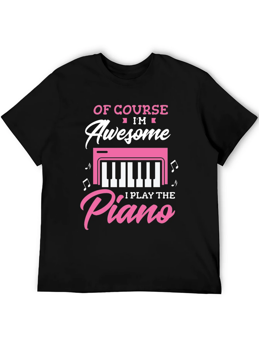 Awesome I Play the Piano T-Shirt product image 8