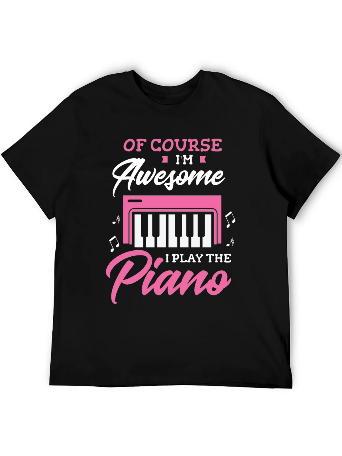 Awesome I Play the Piano T-Shirt product image 8