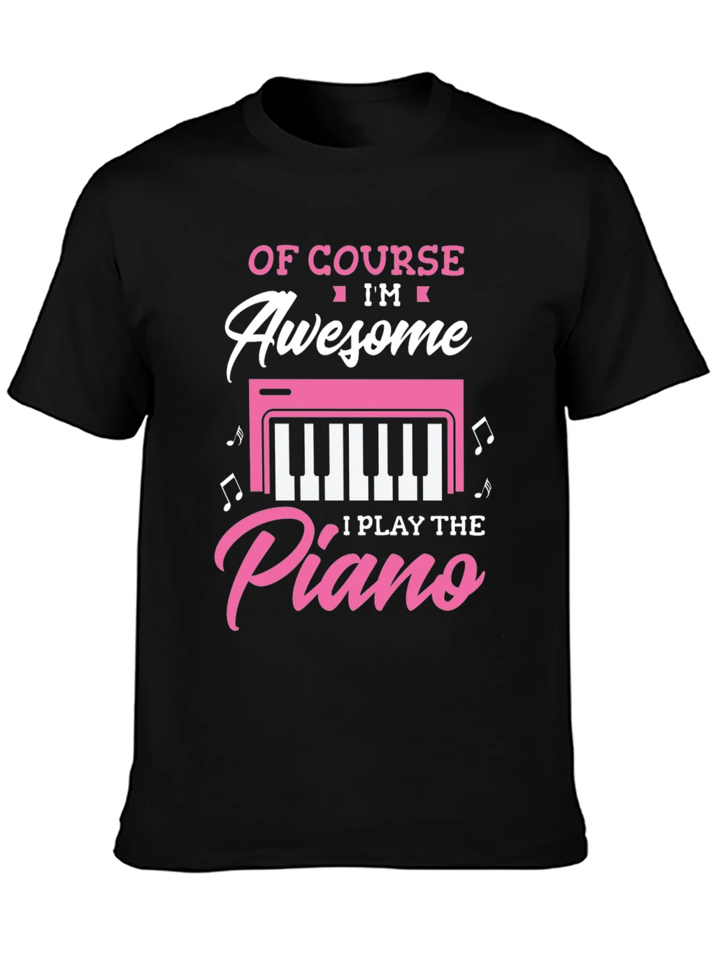 Awesome I Play the Piano T-Shirt product image 6
