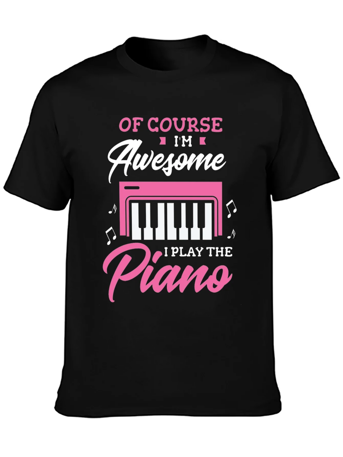 Awesome I Play the Piano T-Shirt product image 6