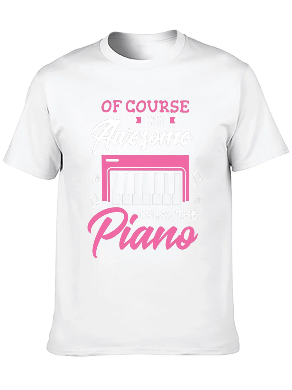 Awesome I Play the Piano T-Shirt product image 12