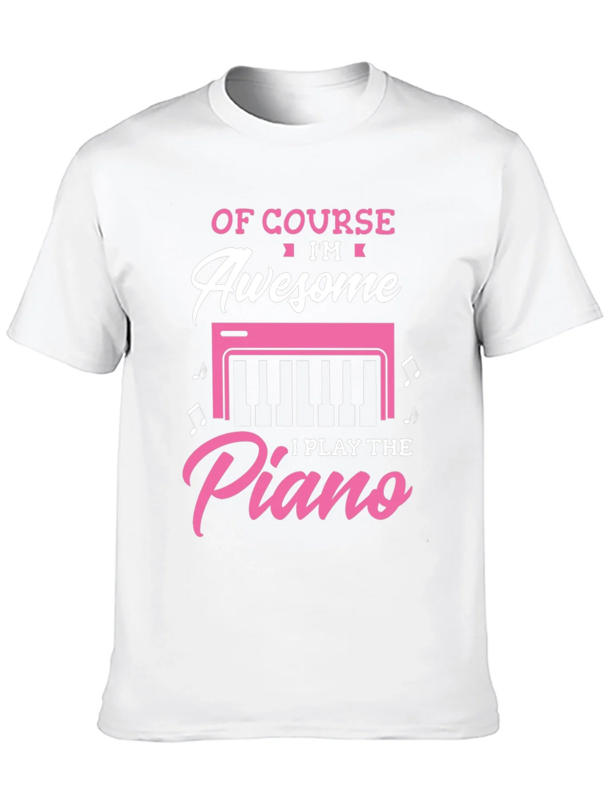 Awesome I Play the Piano T-Shirt product image 12