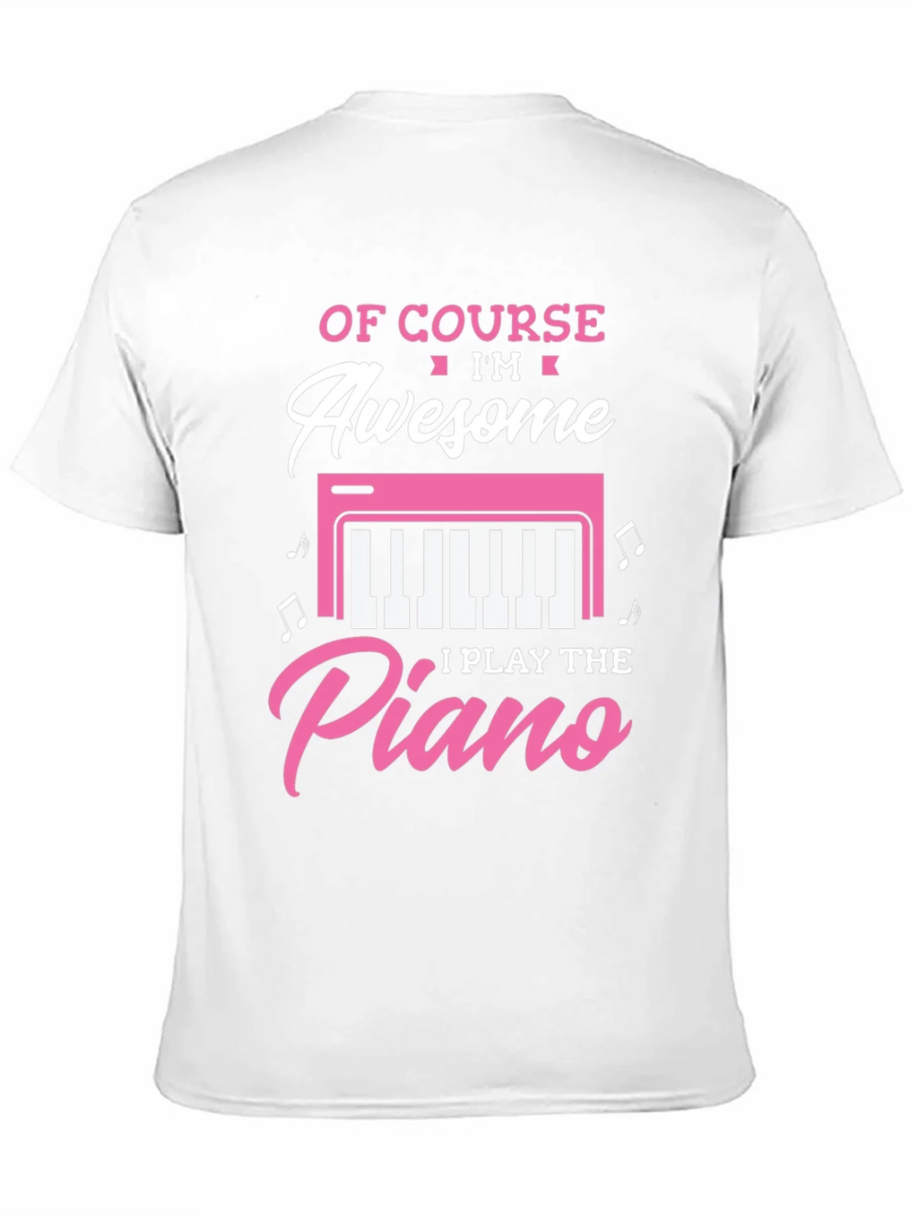 Awesome I Play the Piano T-Shirt product image 2