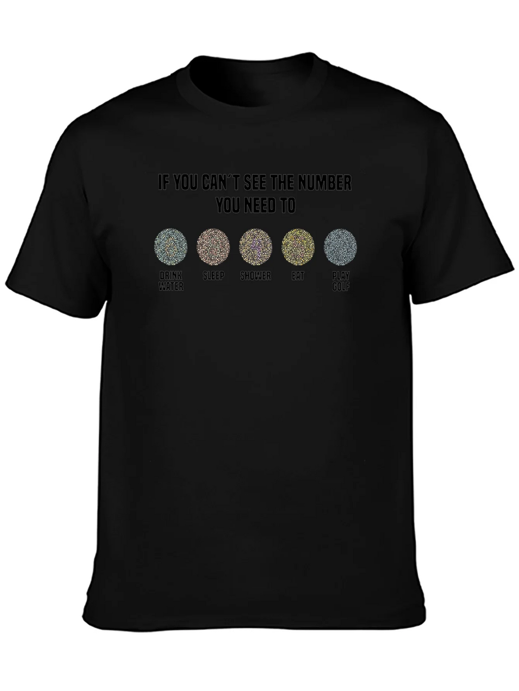 Color Blindness Humor T-Shirt - Golf Edition product image 6