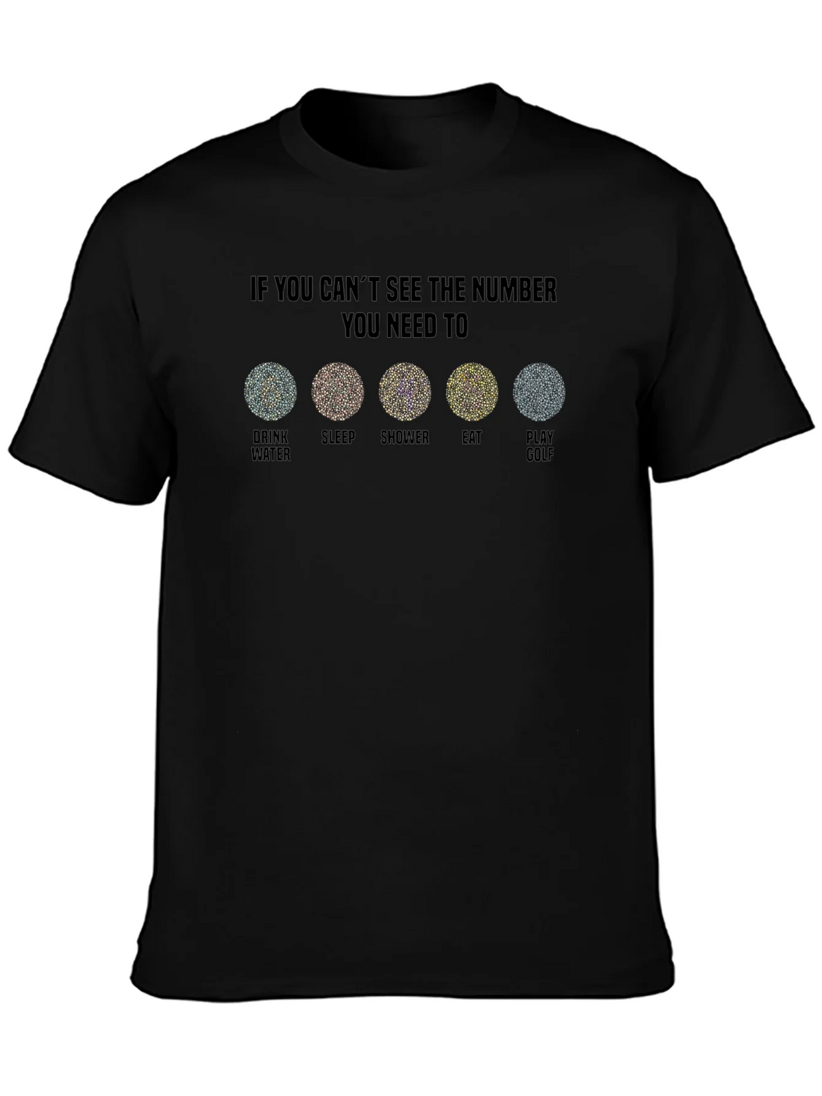 Color Blindness Humor T-Shirt - Golf Edition product image 6
