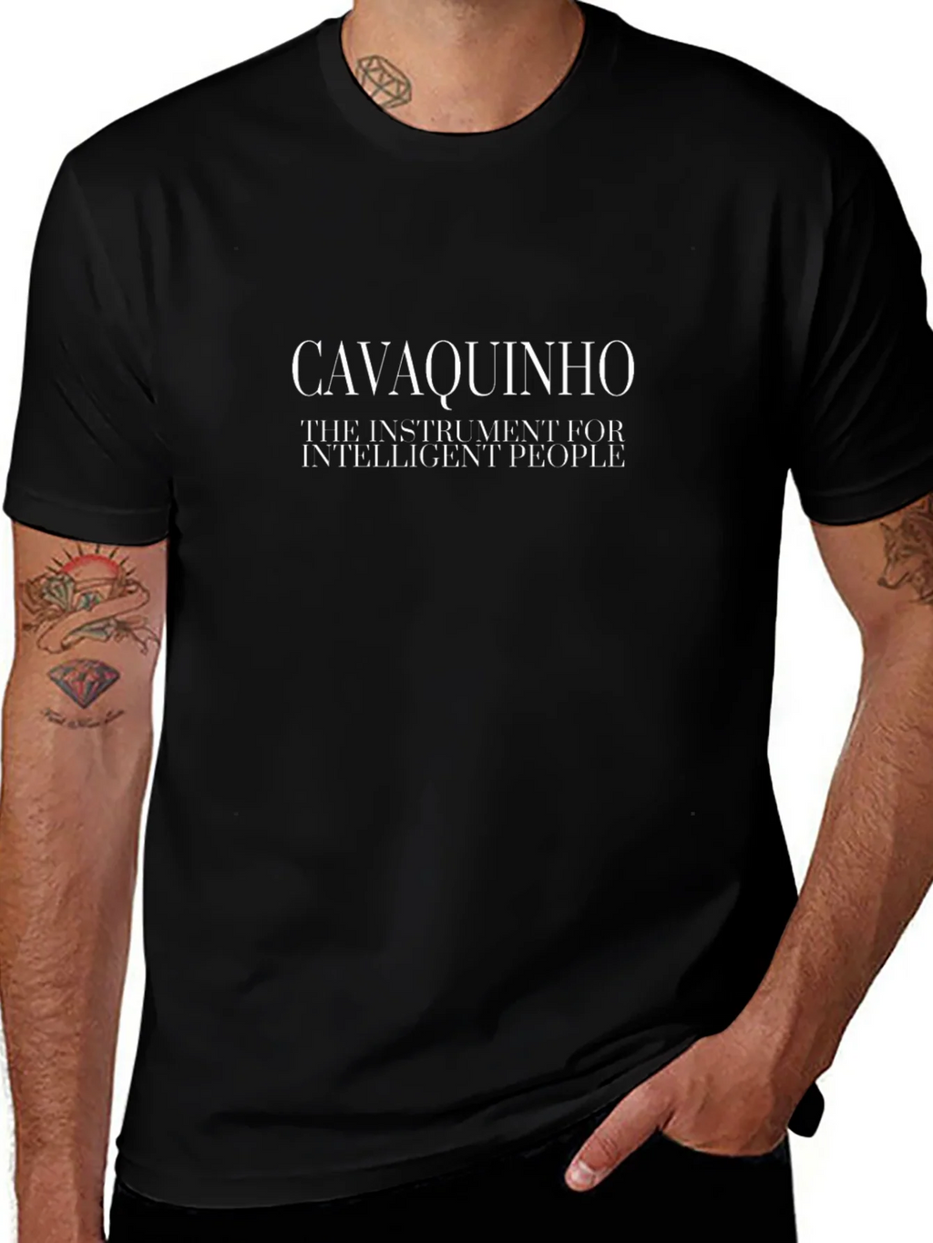 Cavaquinho Instrument T-Shirt - Intelligent People Tee product image 1
