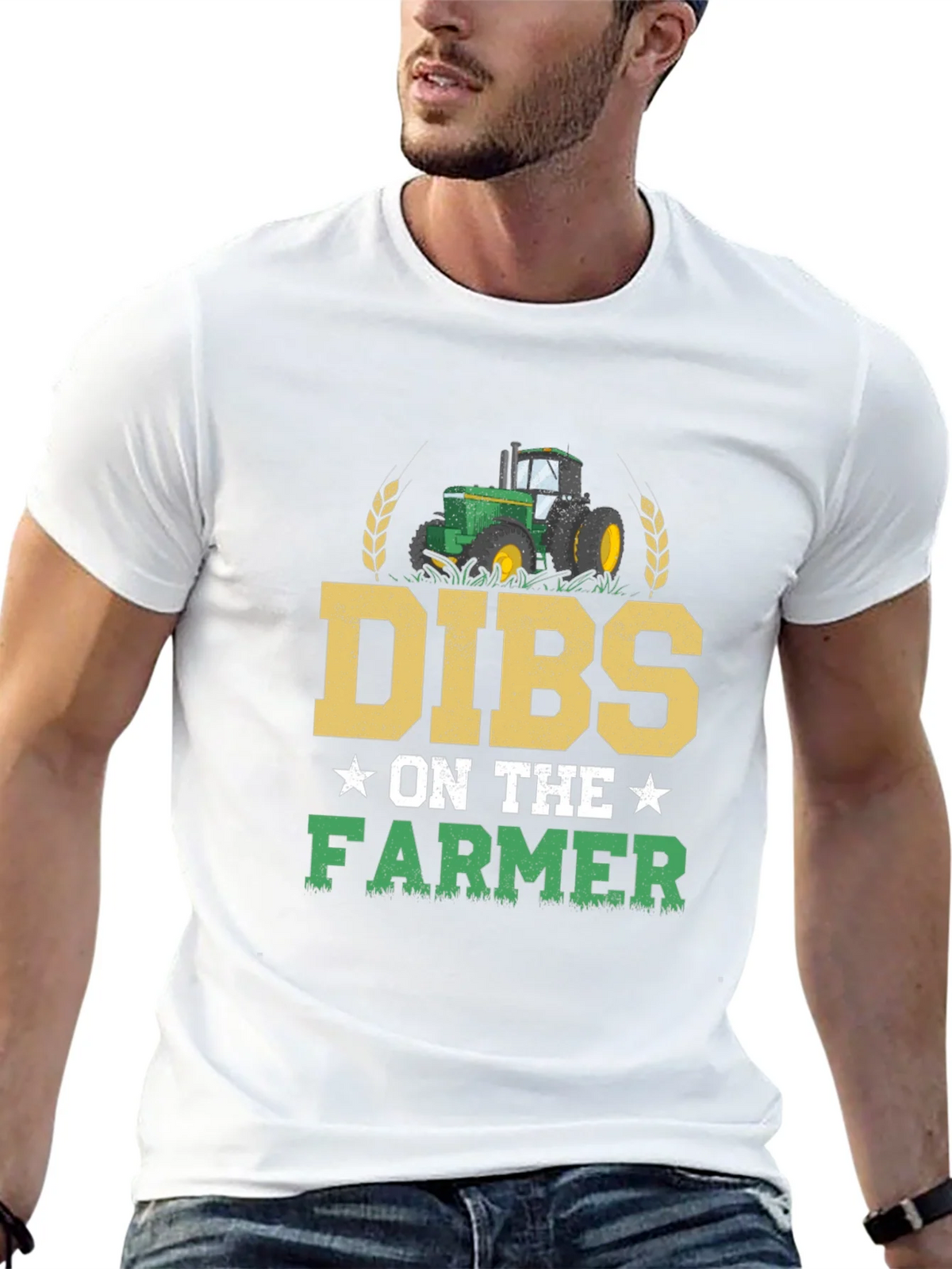 Dibs On The Farmer Graphic Tee - Funny Country Humor Shirt product image 3