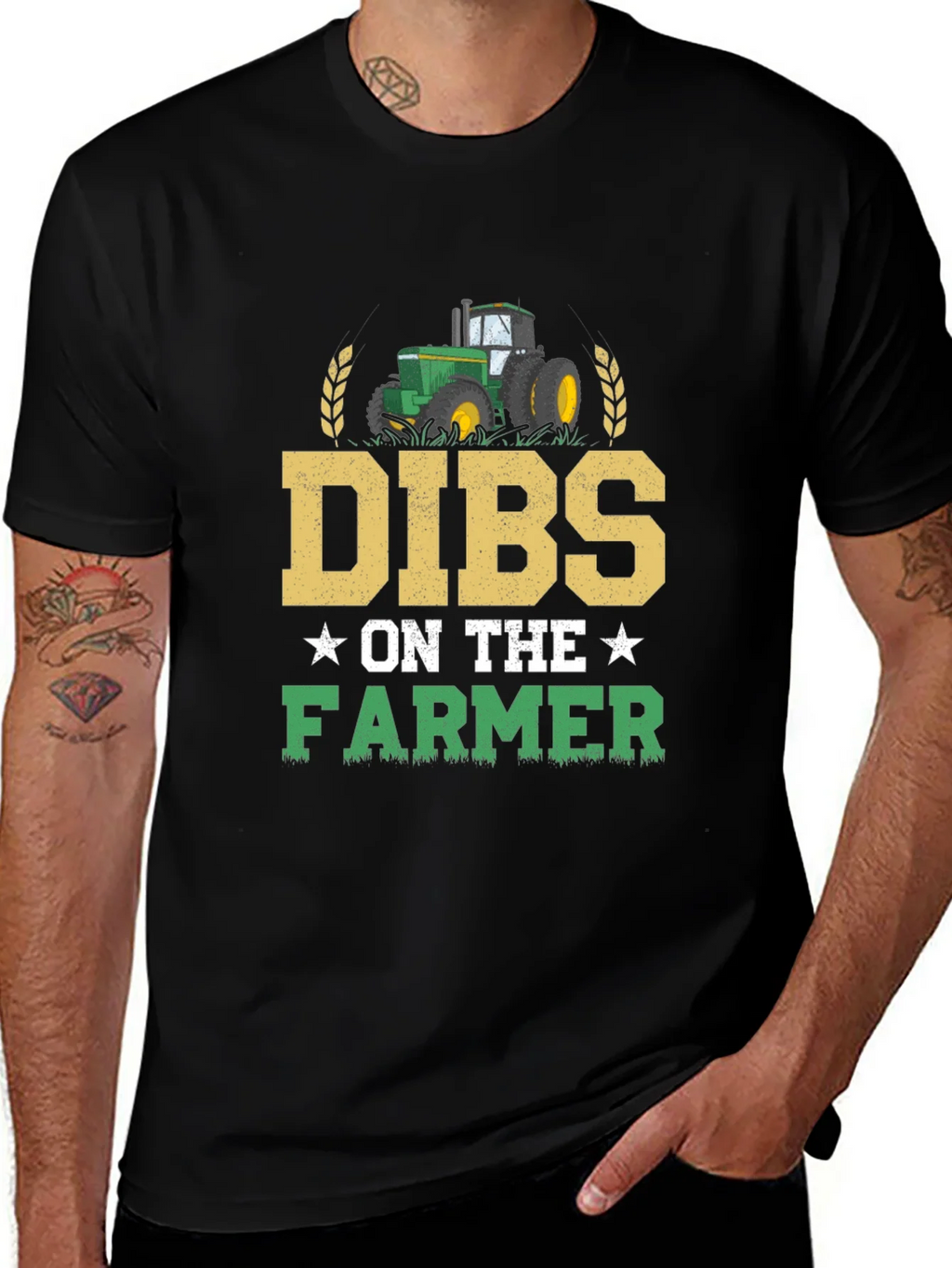Dibs On The Farmer Graphic Tee - Funny Country Humor Shirt product image 1