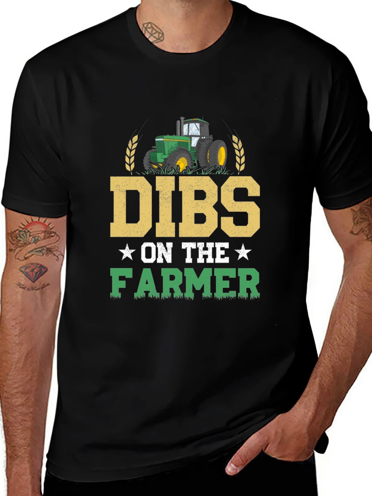 Dibs On The Farmer Graphic Tee - Funny Country Humor Shirt product image 1